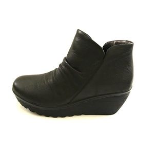 Sketchers memory foam platform booties ankle boot